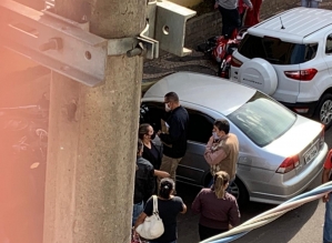 Câmera de segurança filma momento exato do acidente em Avaré