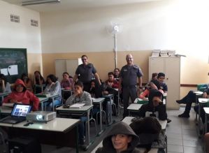 Polícia Militar aplica o programa “Escolinha da PM” na  Rede estadual de Avaré