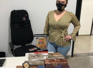 Taquarituba: Operação da PC prende três por tráfico e encontra 13 localiza vários tipos de drogas