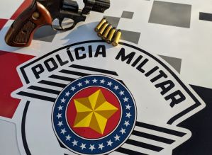 Jovem é preso ao portar revólver em Paranapanema
