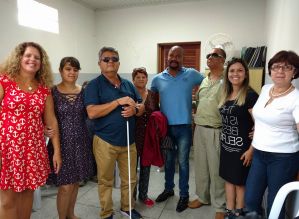 Alunos com deficiência visual encerram atividades e participam de confraternização