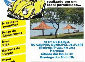 3º Encontro de Fuscas e derivados será realizado no Camping