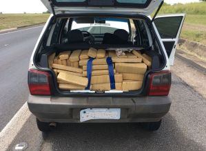 POLICIAMENTO RODOVIÁRIO MAIS DE 550 TIJOLOS DE DROGAS