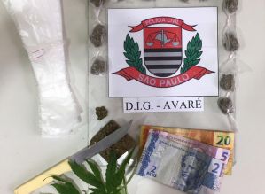 DIG prende homem no Jardim Primavera por tráfico de drogas em Avaré