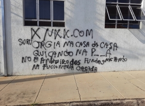 Prédio da Procuradoria é alvo de vandalismo em Avaré
