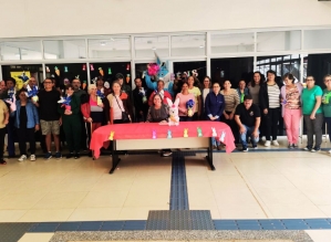 Celebração de Páscoa emocionou pacientes no CAPS II com entrega de ovos