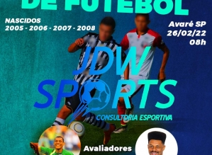 Campo Municipal recebe Peneira de Futebol neste sábado, 26 de fevereiro