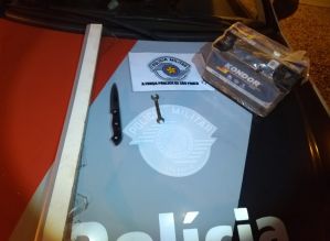 PM flagra homem que havia furtado bateria de carro