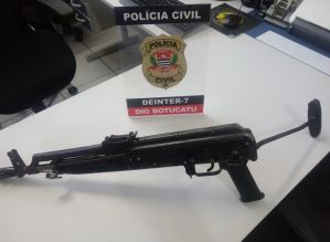Botucatu: Mais um fuzil utilizado pela quadrilha que atacou Botucatu é apreendido