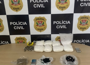 Operação da Polícia Civil termina com cinco presos e oito quilos e meio de drogas apreendidos