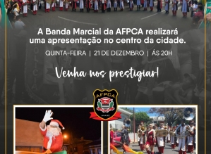 Banda Marcial fará desfile dia 21; confira onde prestigiar