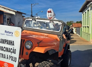 Rotary realiza campanha de combate à poliomielite em Avaré