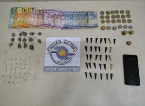 Polícia prende casal por tráfico de drogas em Cerqueira César