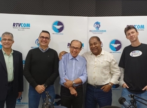 Presidente do Sincomerciários de Avaré participa de programa na RTVCOM em Bauru