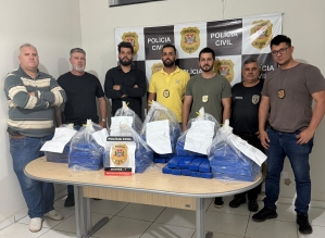 Polícia Civil intercepta carregamento de 94 kg de maconha e prende casal em flagrante