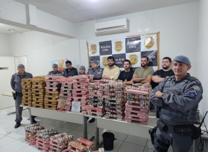 Megaoperação da Polícia resulta na  apreensão de mais de meia tonelada de maconha