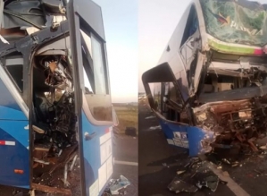 Acidente entre ônibus e caminhão deixa ao menos 30 feridos em Iaras