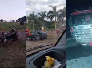 Acidente entre carro e caminhão mata criança em rodovia no interior de SP