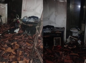 Incêndio destrói casa em Botucatu na madrugada desta segunda-feira