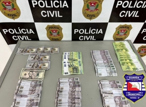 Jovem é preso com notas falsificadas de reais, dólar e euro em Itatinga