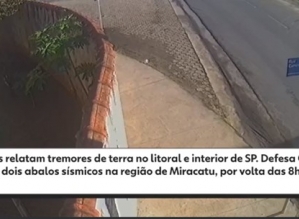 Moradores relatam tremores de terra no litoral e interior de SP