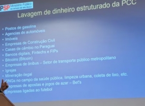 PCC lava dinheiro em 13 setores da economia do País