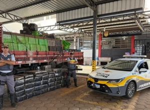 Polícia prende homem com mais de uma tonelada de maconha escondida em caixas de hortifruti na Castello Branco