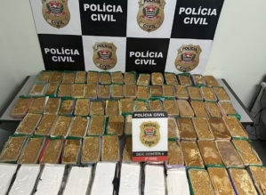 Homem é preso por tráfico de drogas com quase 80 quilos de crack no interior de SP