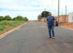 Prefeitura de Avaré dá continuidade à pavimentação do Bairro Terras de São José