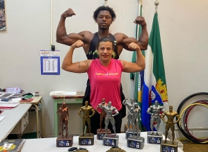 Leandro e Sheila Cristina brilham no Campeonato Paulista de Fisiculturismo de Avaré