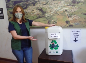 Meio Ambiente instala recipientes para recolher pilhas e baterias usadas em Avaré