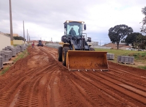 Último trecho de terra da Rua Mato Grosso ganha pavimentação