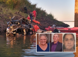 Bombeiros encontram corpo de caminhoneiro no Rio Paranapanema; uma avareense está entre as vítimas