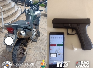 Motociclista foge da PM e acaba sendo preso, após perseguição policial no centro de Avaré