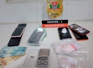 Operação da PC de Avaré  termina com 10 presos e mais de 1kg de drogas apreendido