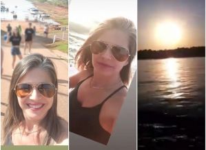 Mulher que morreu em naufrágio postou fotos na represa minutos antes de barco virar