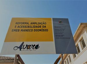 Prefeitura dá início à reforma da EMEB Maneco Dionísio