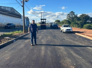 Pavimentação da segunda faixa da Avenida Cunha Bueno é concluída