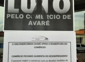 Sincomerciários Apoia Ação contra fechamento do Comércio