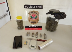 Avaré: Polícia Civil prende homem em flagrante por tráfico de drogas