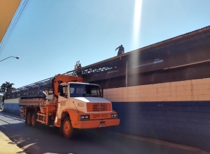 Terminal urbano da Major Rangel começa a ser desmontado