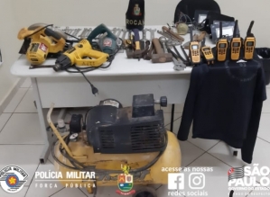 Ação da ROCAM localiza objetos furtados em Avaré  