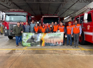 Treinamento contra incêndio reúne proprietários rurais e Defesa Civil