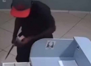 Câmera de segurança registra assalto a posto de combustíveis em Bernardino de Campos