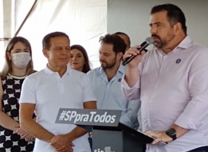 Jô Silvestre e João Dória inauguram o AME de Avaré; unidade começa a funcionar em maio