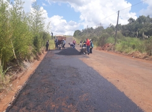 Estrada municipal danificada pelas chuvas é recuperada