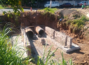 Tubulação é recuperada pela Prefeitura no Santa Elizabeth