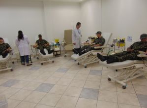 Atiradores do TG de Avaré realizaram doação de sangue