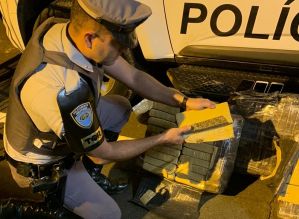 Polícia Rodoviária apreende mais de 150 kg de maconha na Rodovia Raposo Tavares