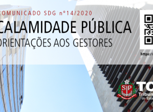 Com 85% dos municípios em estado de calamidade, TCE/SP reforça cuidados aos gestores
